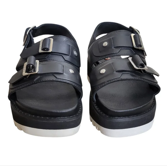 Hunter Double Buckle Chunky Platform Sandals - Picture 6 of 11